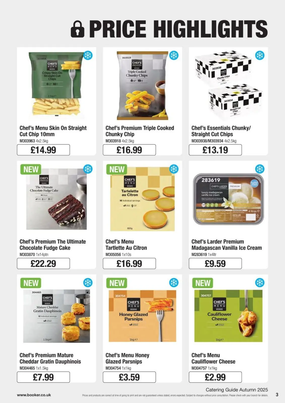 Page 3 in Everyday Low Prices at Booker Wholesale United Kingdom