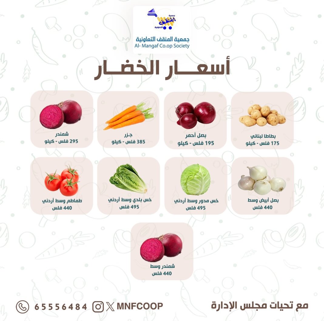 MNF co-op Kuwait Offers from 13 to 14 December 2025 Vegetable and Fruit Festival Offers