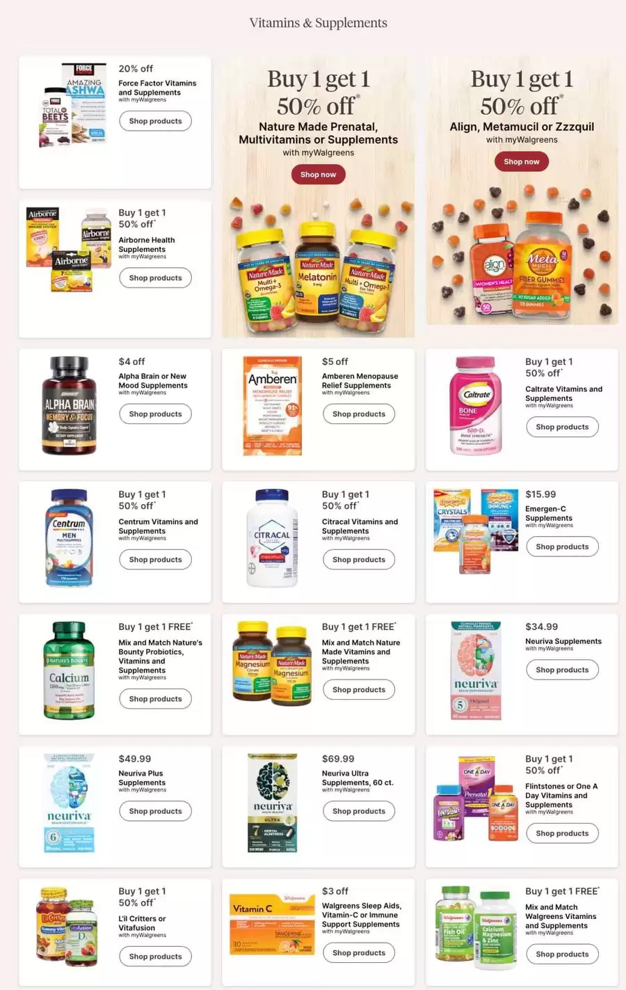 Walgreens USA Offers from 14 to 20 December 2025 Exclusive bargains