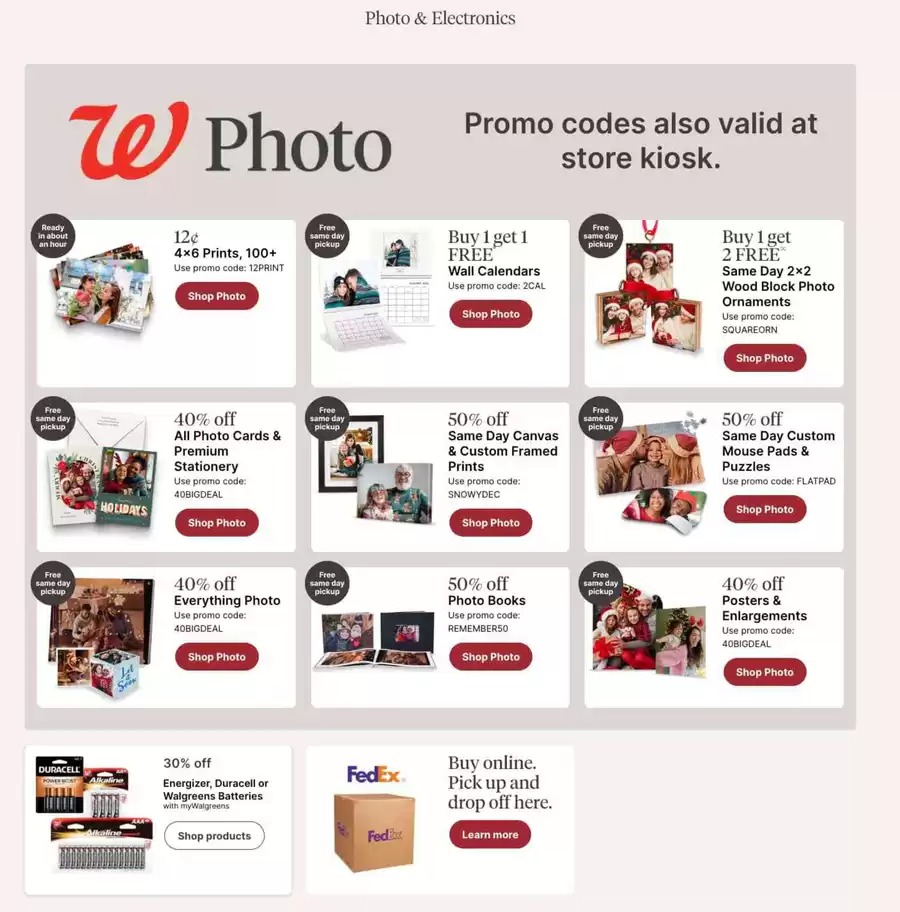 Walgreens USA Offers from 14 to 20 December 2025 Exclusive bargains