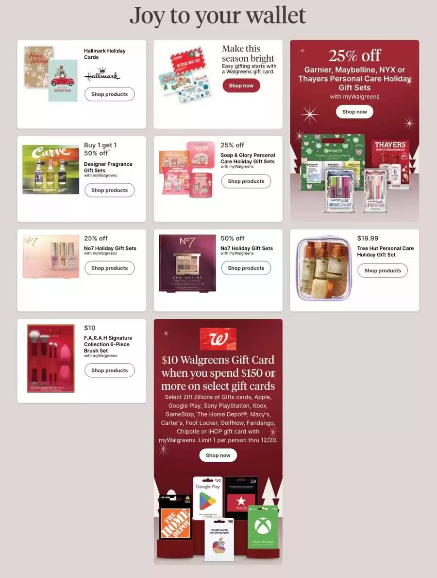 Walgreens USA Offers from 14 to 20 December 2025 Exclusive bargains