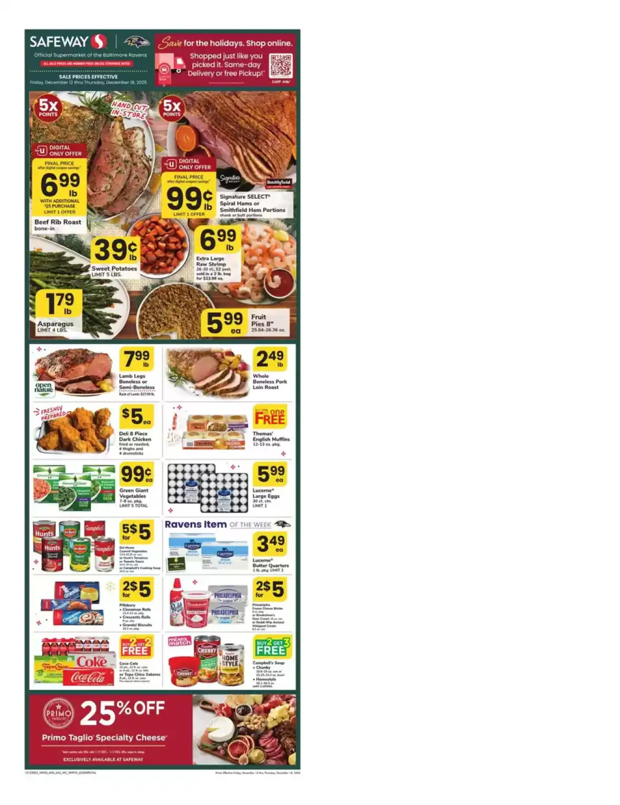 Page 3 in weekly flyer at Safeway Supermarket USA