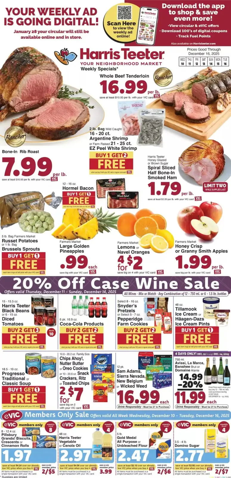 Page 1 in weekly flyer at Harris Teeter USA