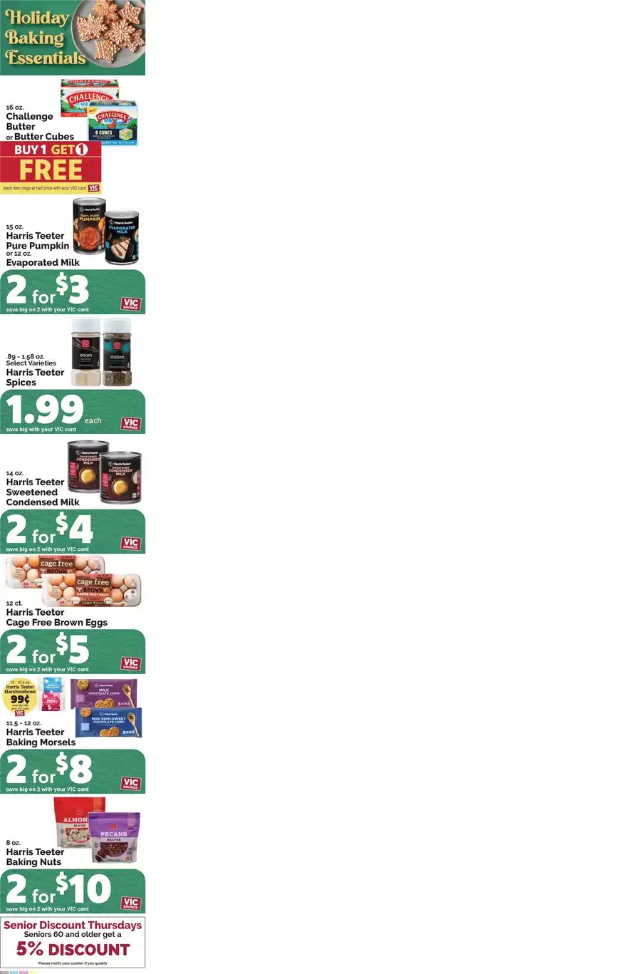 Offres Harris Teeter États-Unis de 10 à 16 décembre 2025 Offre hebdomadaire