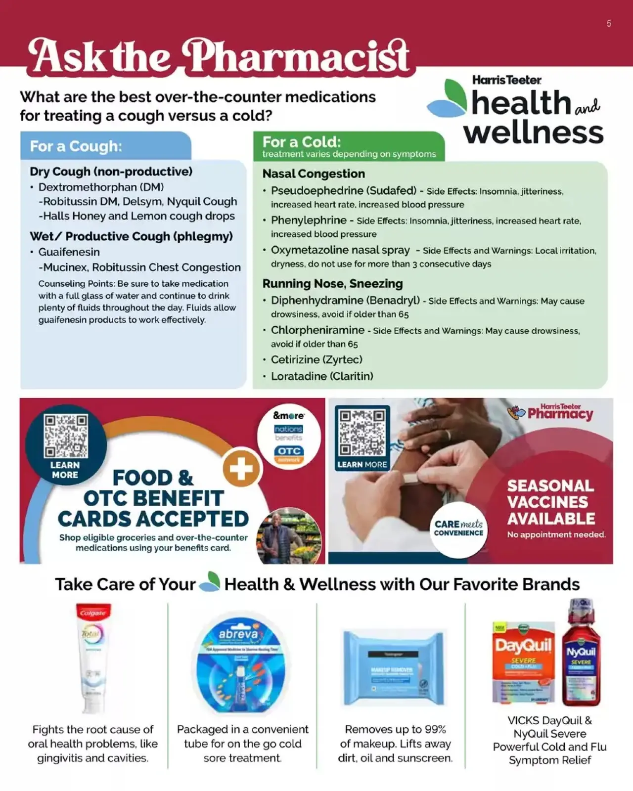 Page 5 in Monthly Offers Catalog at Harris Teeter USA