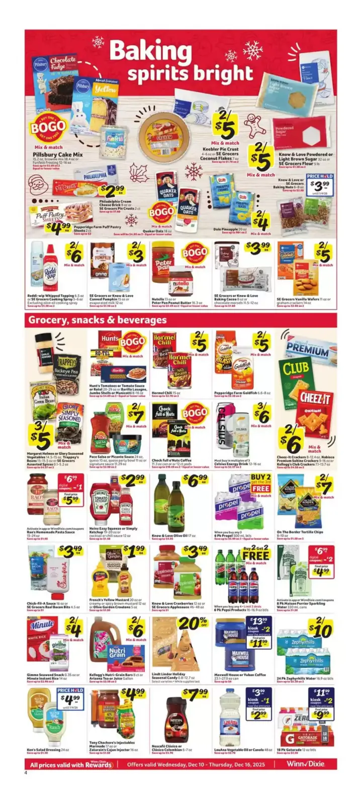 Page 4 in weekly flyer at Winn-Dixie USA