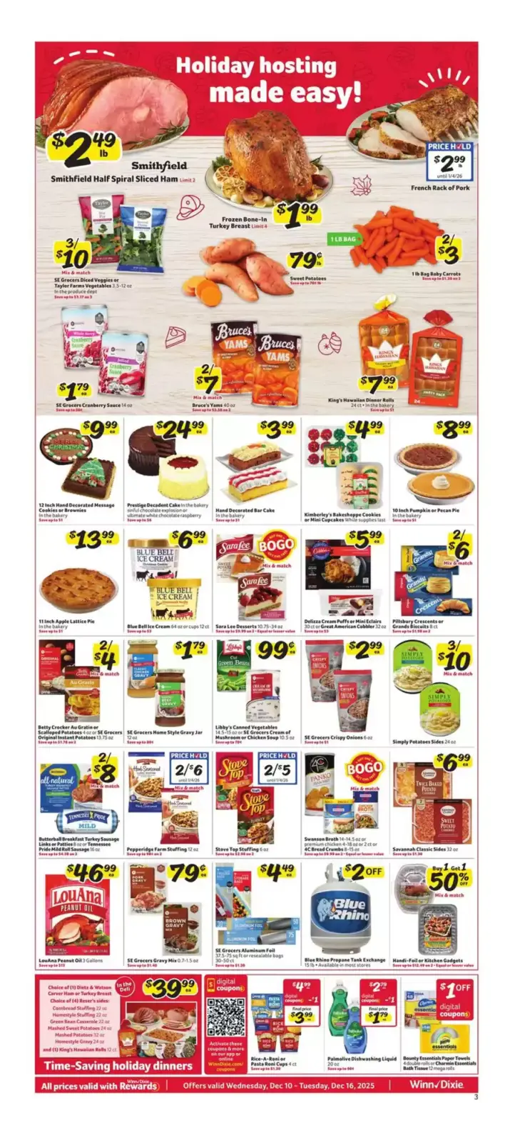 Page 3 in weekly flyer at Winn-Dixie USA