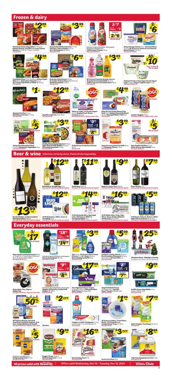 Page 5 in weekly flyer at Winn-Dixie USA