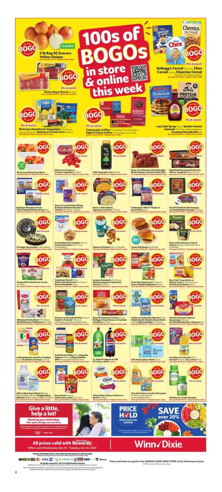 Page 6 in weekly flyer at Winn-Dixie USA