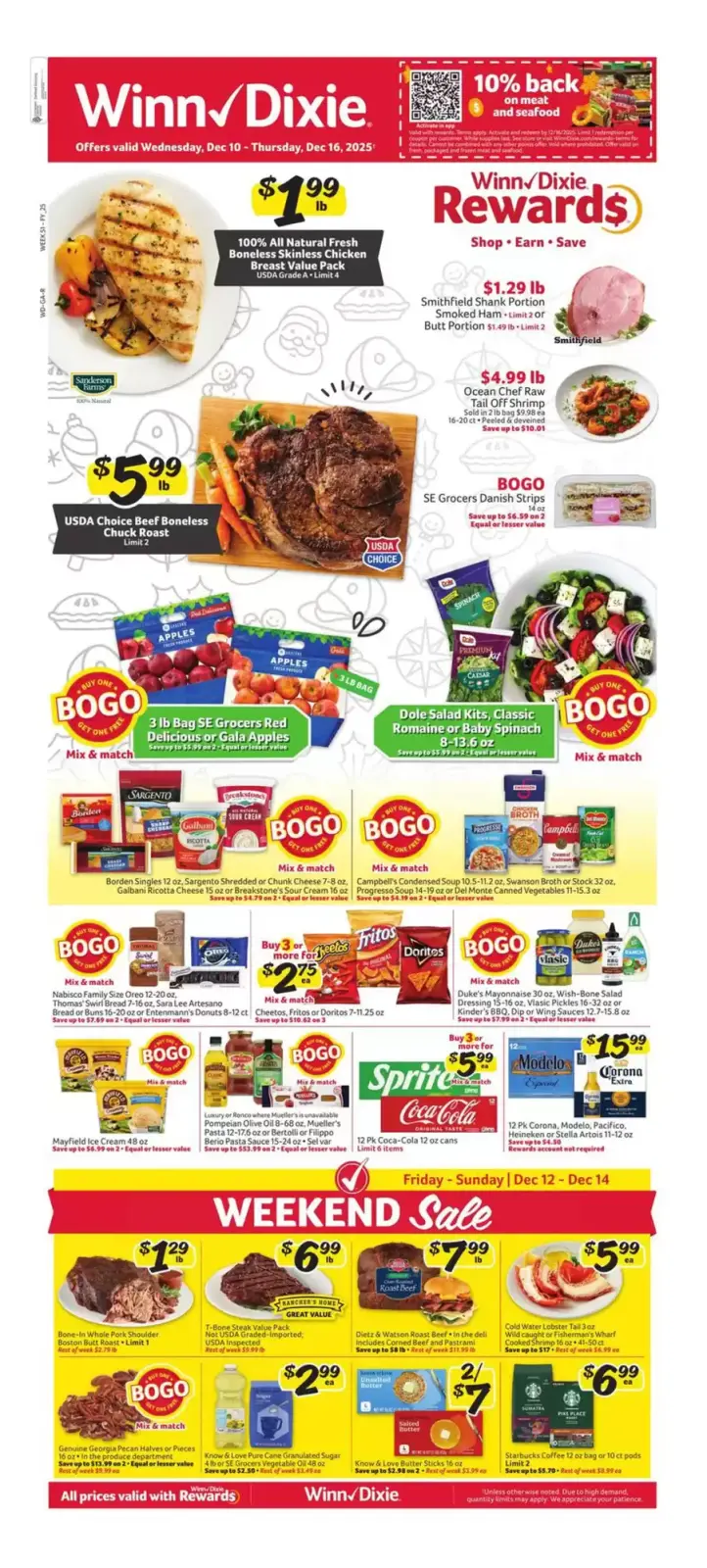 Page 1 in weekly flyer at Winn-Dixie USA