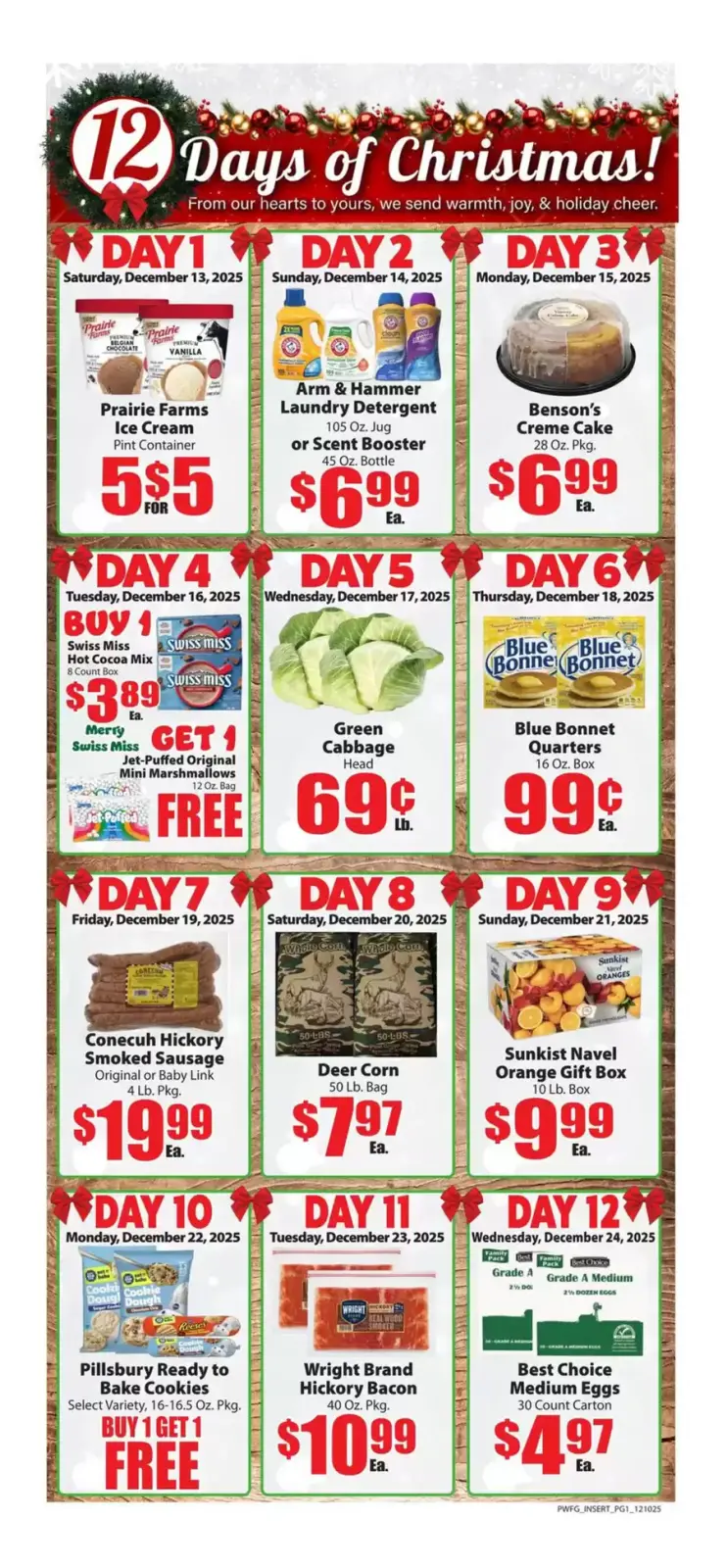 Page 2 in weekly flyer at Food Giant USA