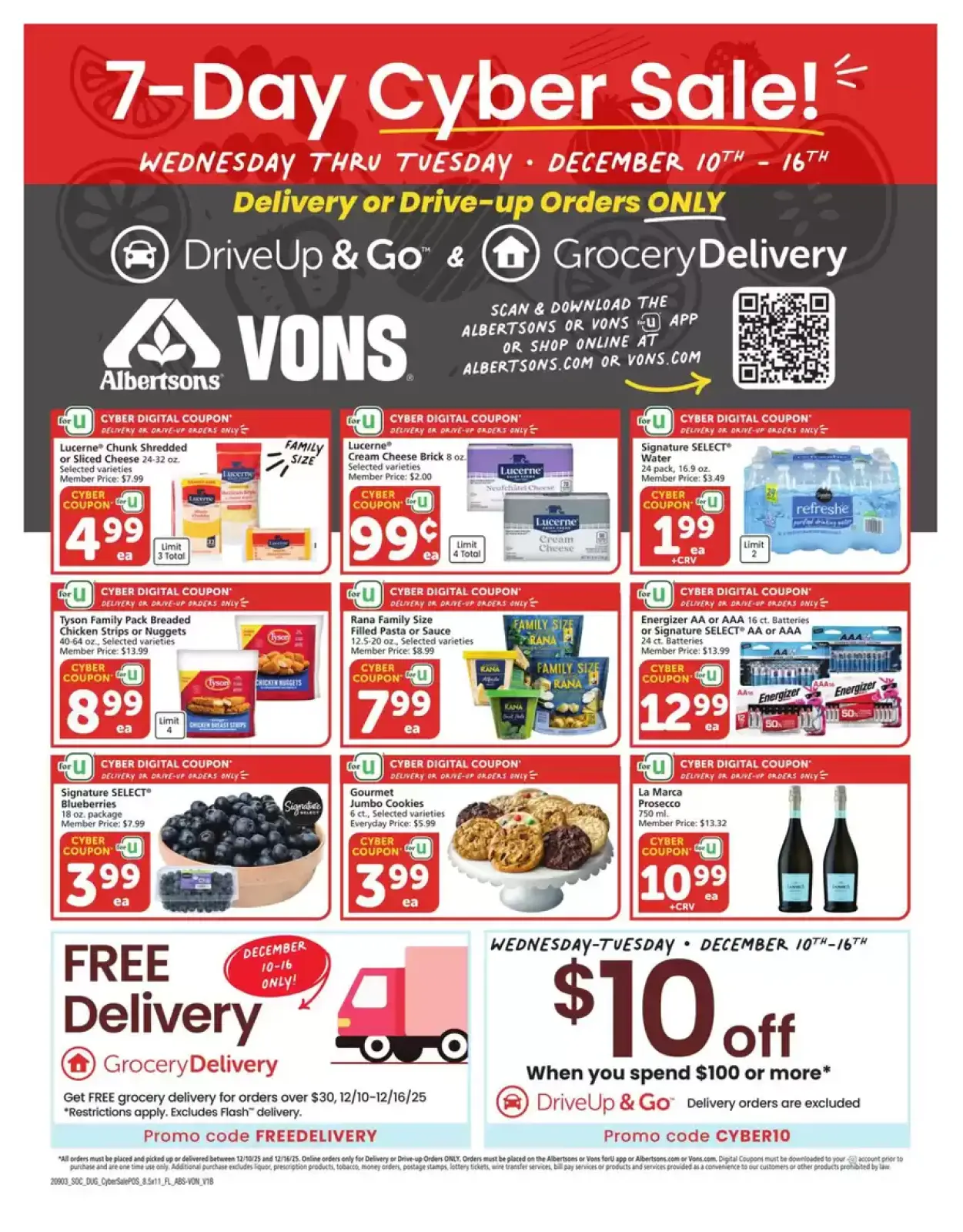 Page 1 in 7-Day Cyber Sale at Albertsons USA