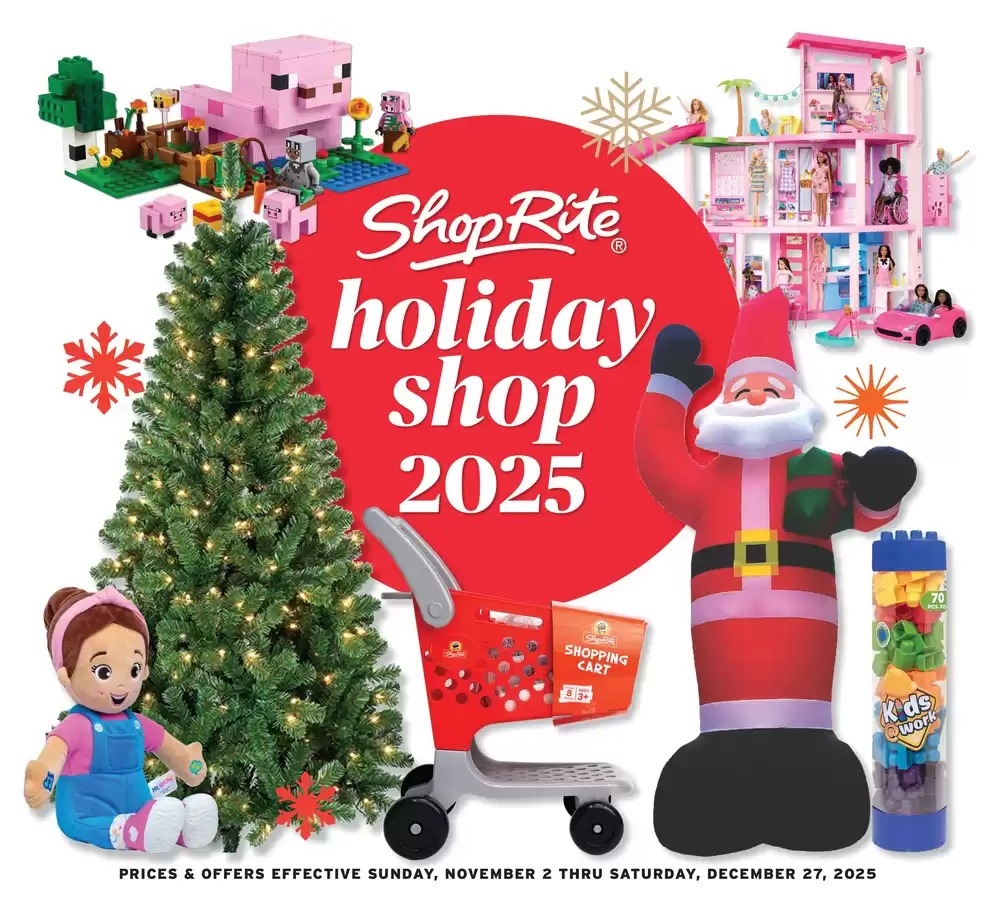 ShopRite USA Offers from 30 October to 27 December 2025 Holiday Shop