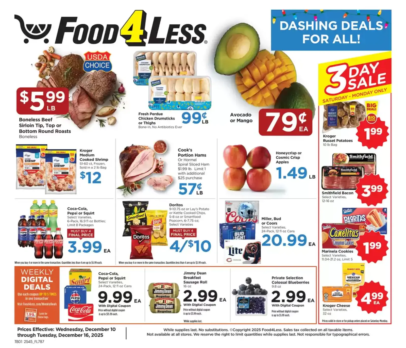 Page 1 in Great offers at Food 4 Less USA