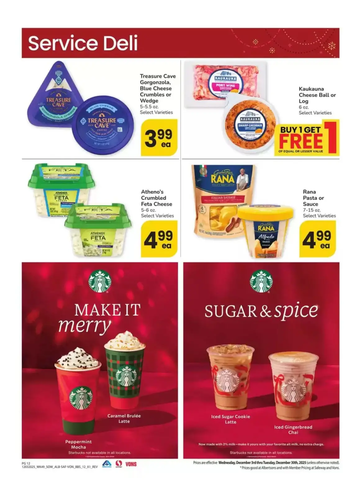 Page 12 in Southwest Deals at Vons Supermarket USA