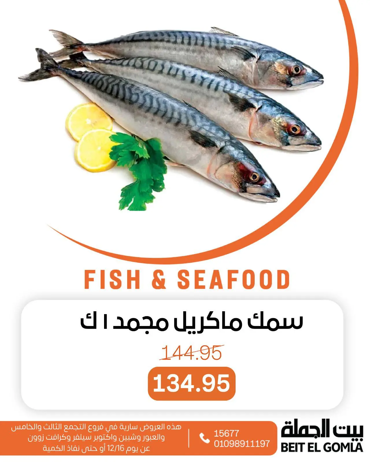 Página 12 en Ofertas de pescado en Casa Gomla Egipto