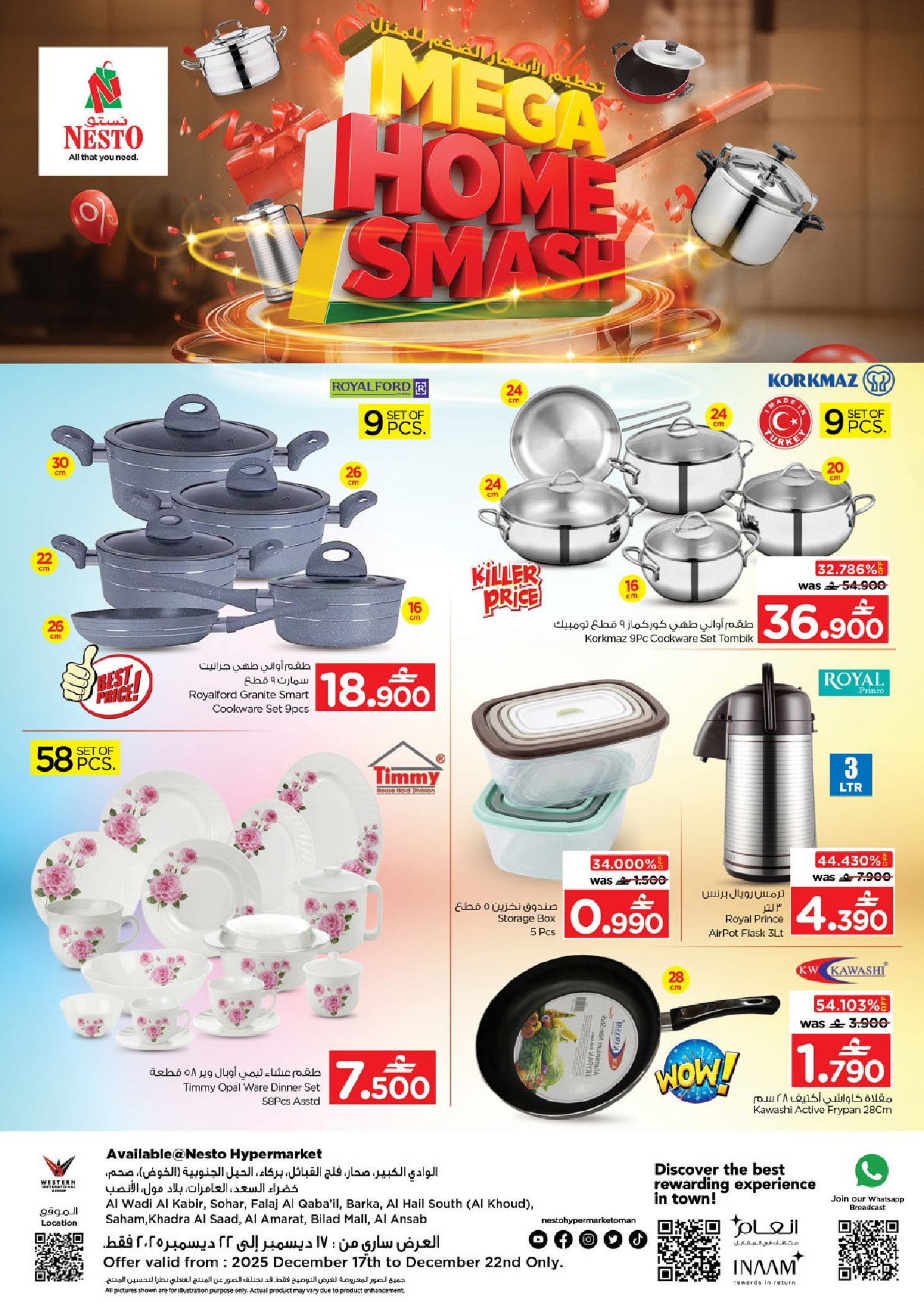 Nesto Oman Offers from 17 to 22 December 2025 Price Smashing Offers - Page 1