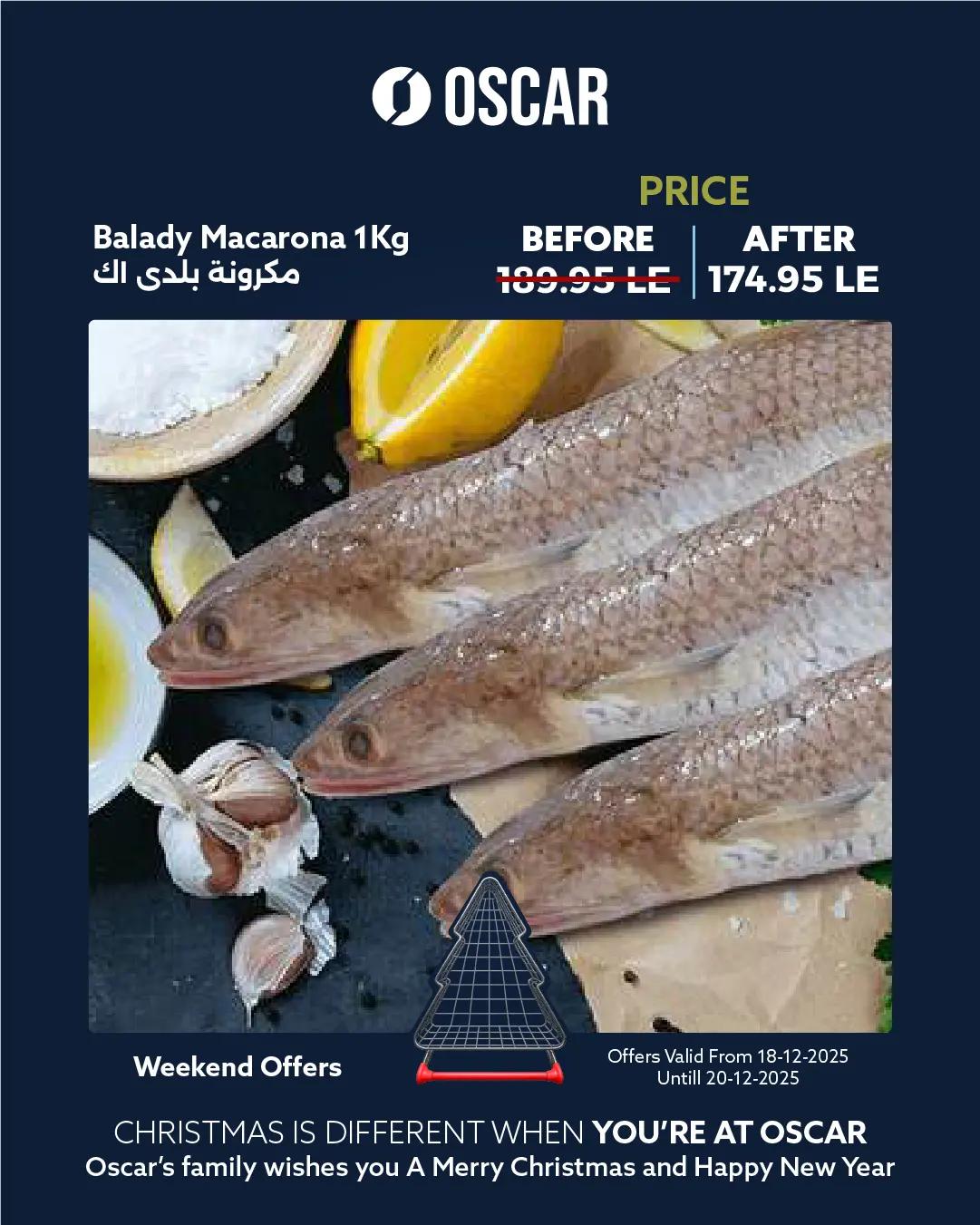 Ofertas de Tiendas Oscar Egipto de 18 a 20 diciembre 2025 Ofertas de fin de semana