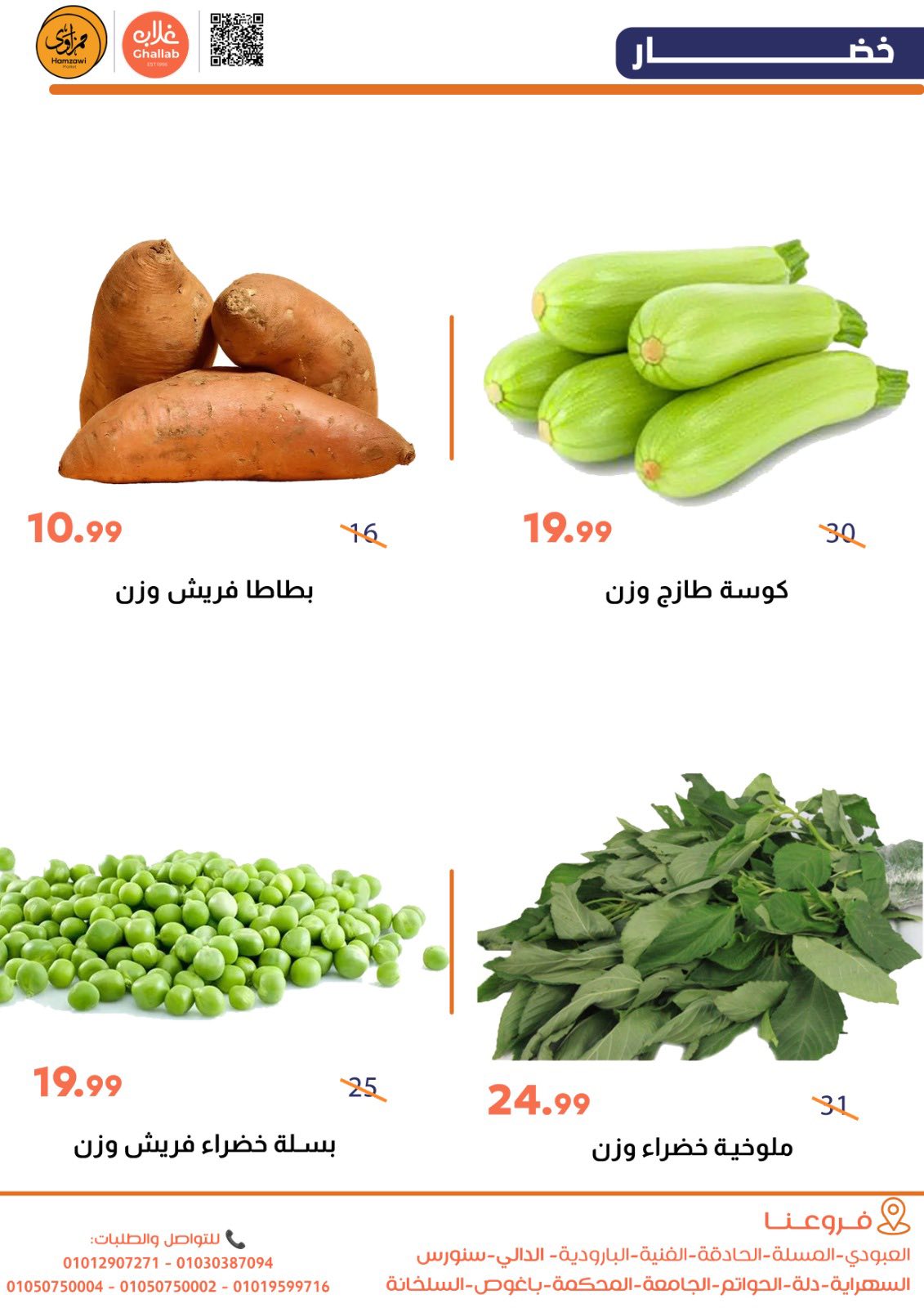 Ofertas de Mercados de Ghallab Egipto de 18 a 19 diciembre 2025 Ofertas de frutas y verduras