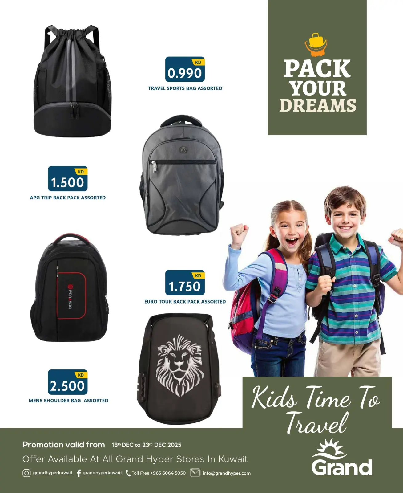 Página 2 en Ofertas de bolsos en Grand hipermercado Kuwait