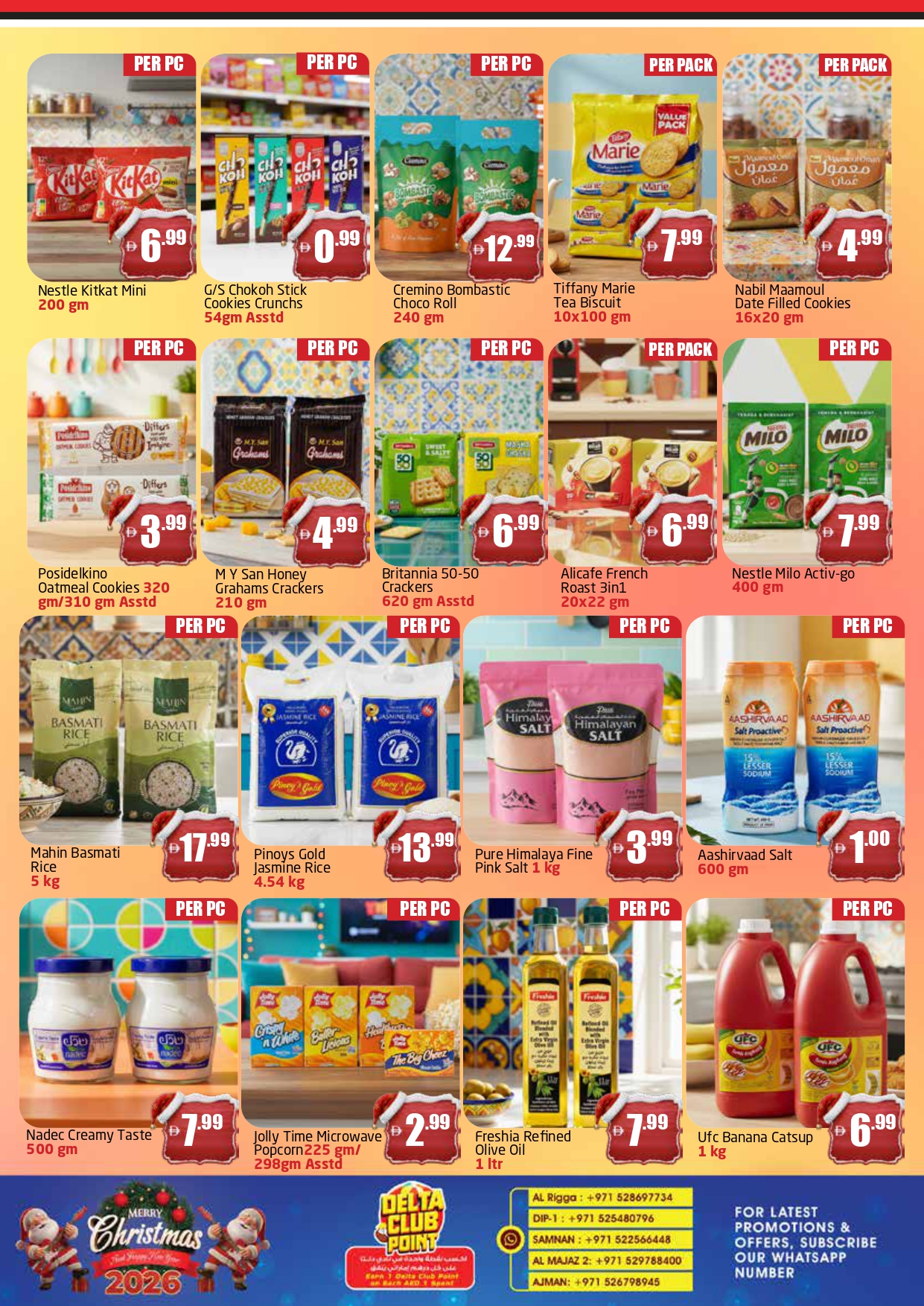 Delta center UAE Offers from 20 December to 4 January 2026 Christmas Offers