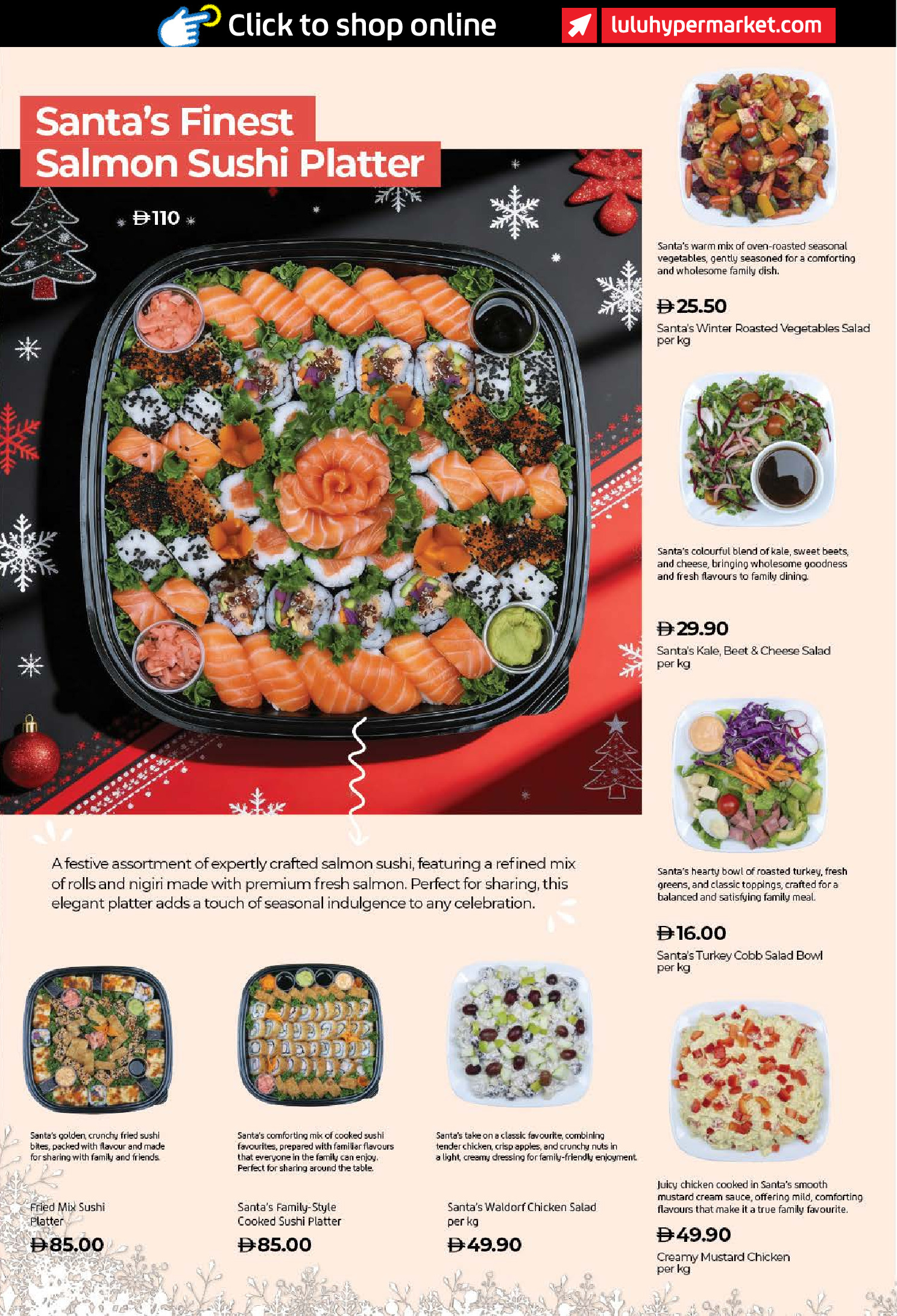 Ofertas de Lulu  Dubai, Ajmán, Fujaïrah, Ras Al Khaimah, Sharjah, Umm Al Quwain y Dibba  de 19 a 26 diciembre Ofertas de Banquetes