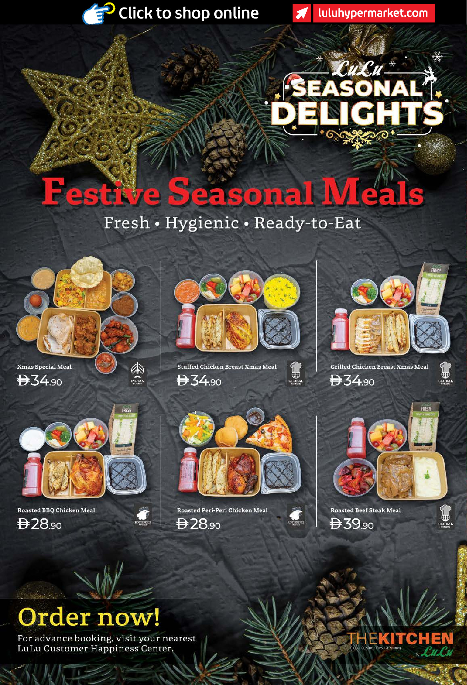 Ofertas de Lulu  Dubai, Ajmán, Fujaïrah, Ras Al Khaimah, Sharjah, Umm Al Quwain y Dibba  de 19 a 26 diciembre Ofertas de Banquetes