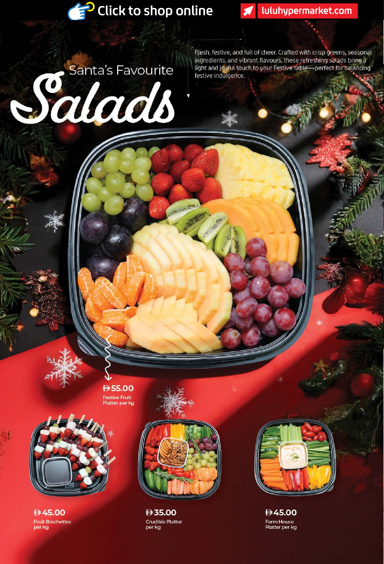 Ofertas de Lulu  Dubai, Ajmán, Fujaïrah, Ras Al Khaimah, Sharjah, Umm Al Quwain y Dibba  de 19 a 26 diciembre Ofertas de Banquetes