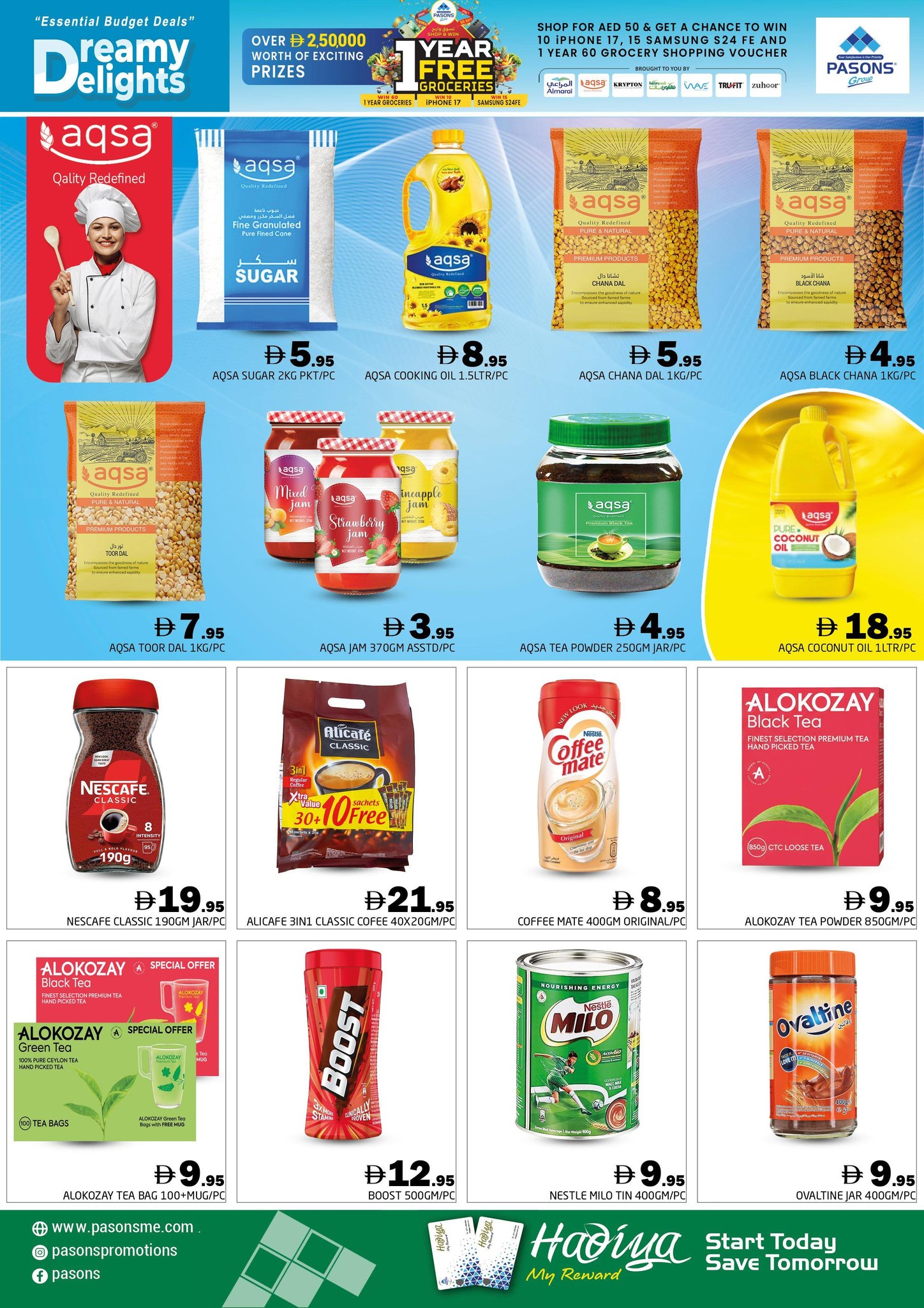 Ofertas de supermercado Pasons Emiratos Árabes Unidos de 19 a 21 diciembre 2025 Fantásticas ofertas