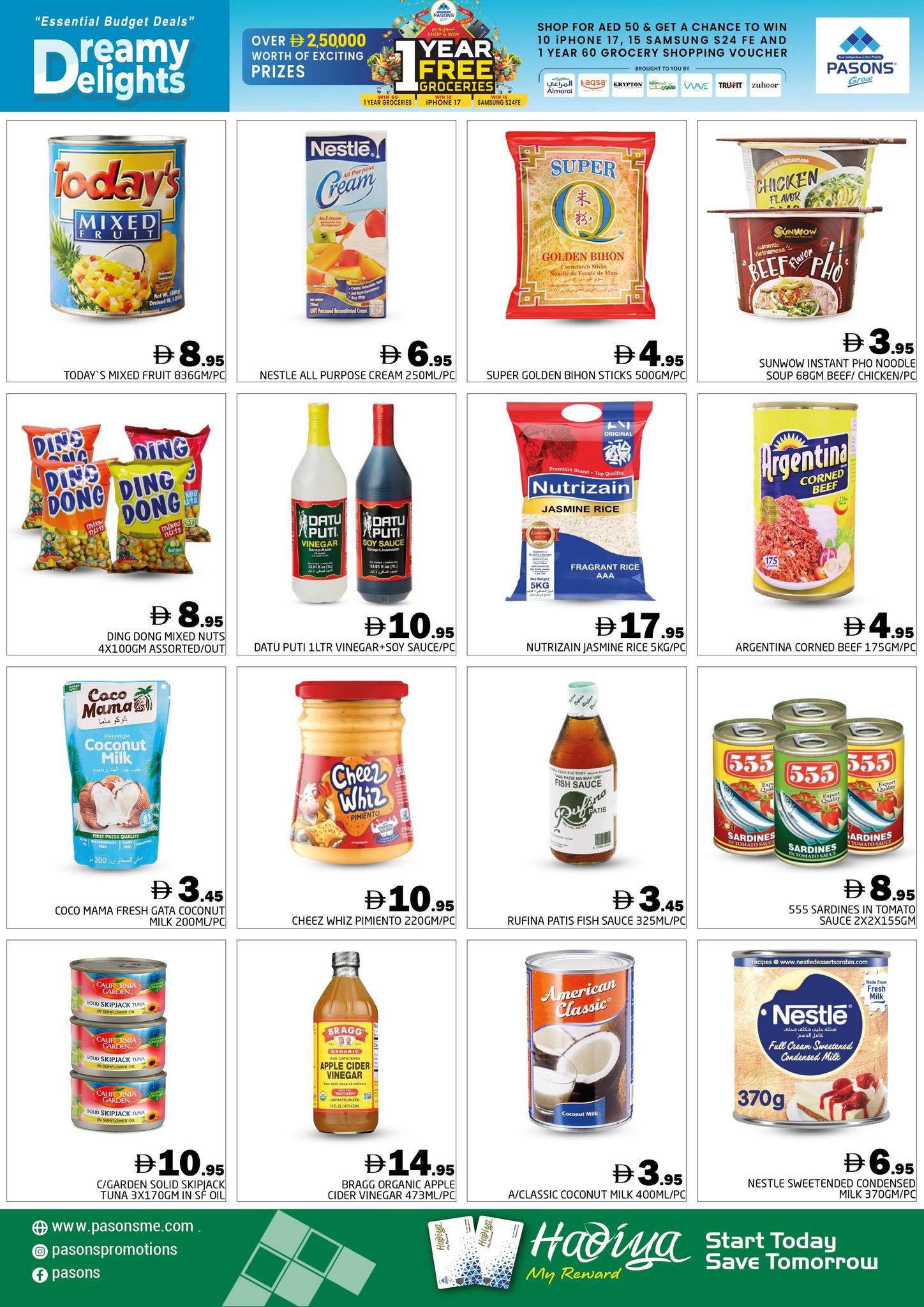 Ofertas de supermercado Pasons Emiratos Árabes Unidos de 19 a 21 diciembre 2025 Fantásticas ofertas