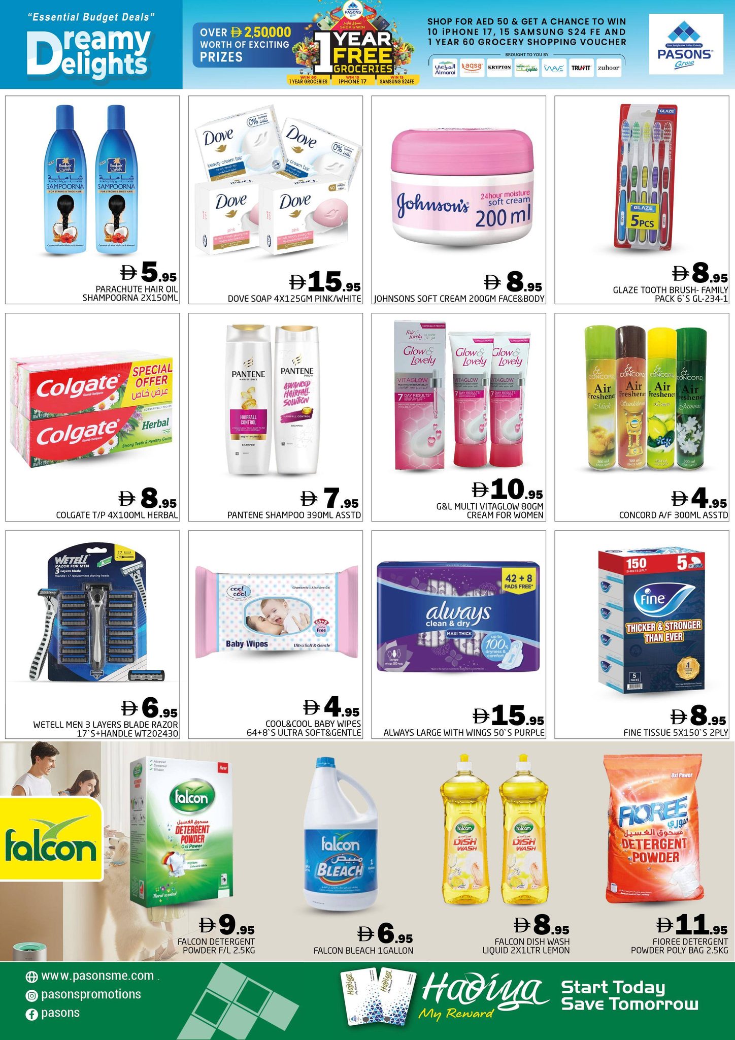 Ofertas de supermercado Pasons Emiratos Árabes Unidos de 19 a 21 diciembre 2025 Fantásticas ofertas