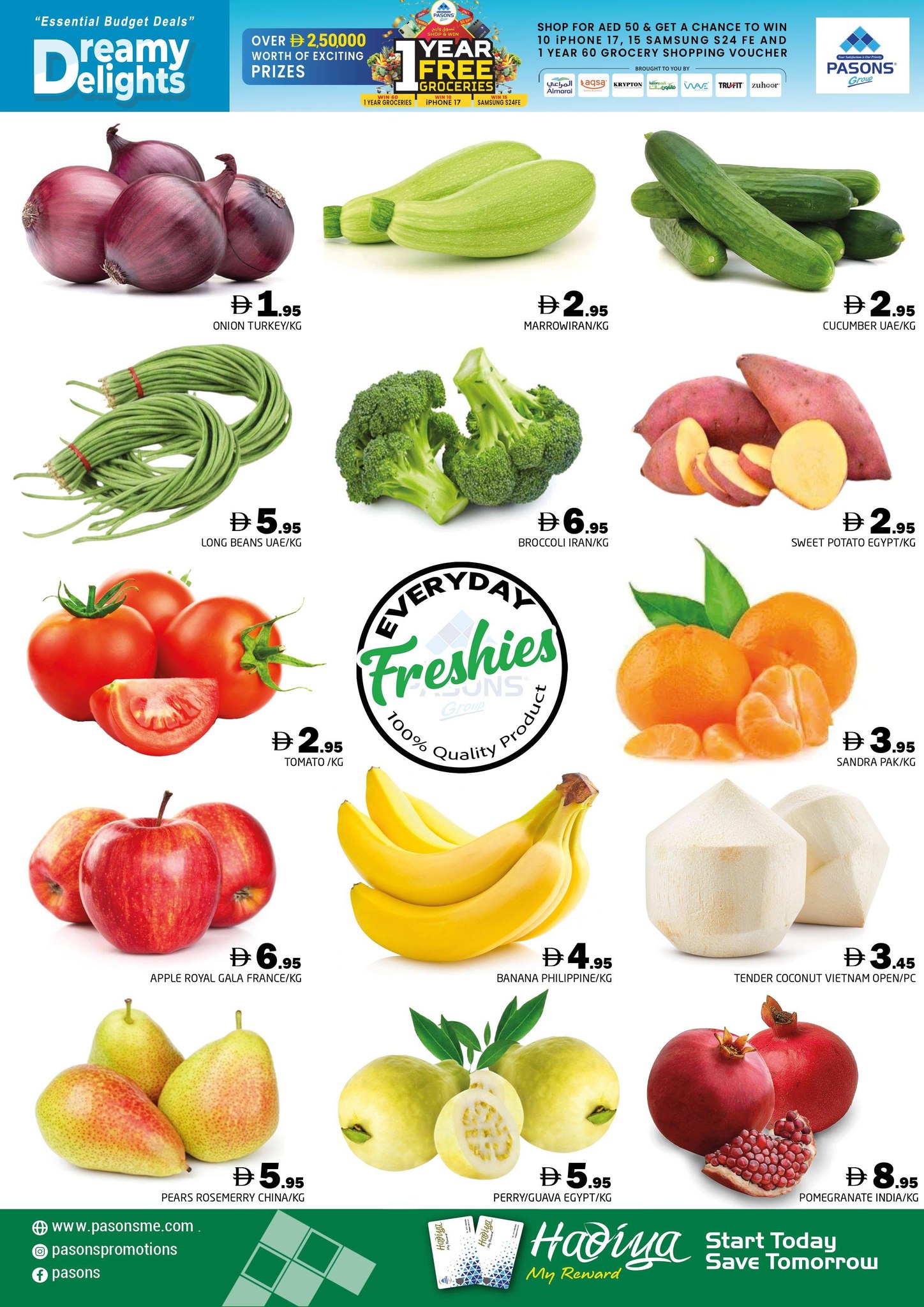 Ofertas de supermercado Pasons Emiratos Árabes Unidos de 19 a 21 diciembre 2025 Fantásticas ofertas