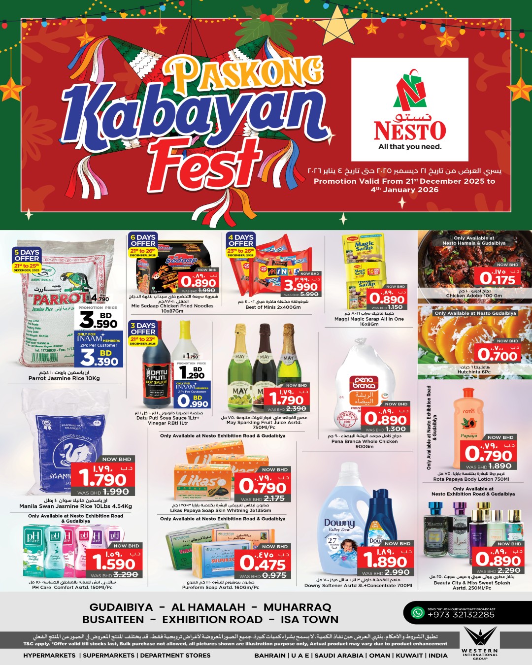 Nesto Bahrain Offers from 21 December to 4 January 2026 Kabayan Deals - Page 1