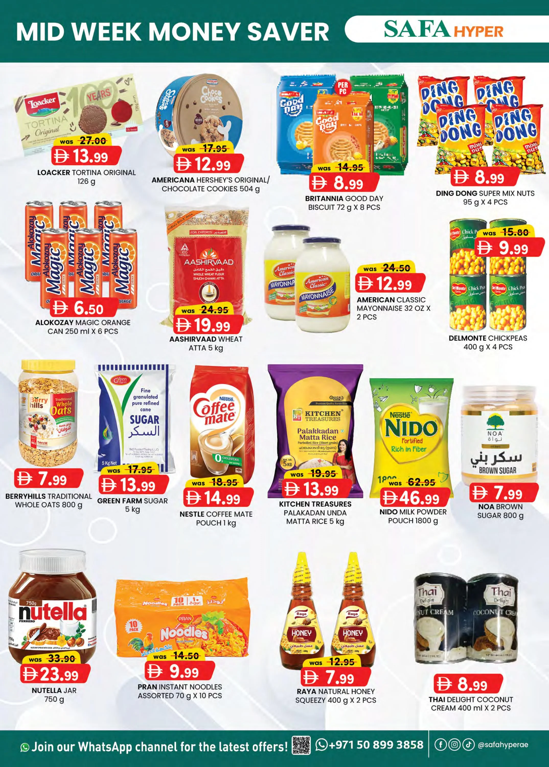 SAFA Hypermarket UAE Offers from 22 to 24 December 2025 MID-WEEK MONEY SAVER