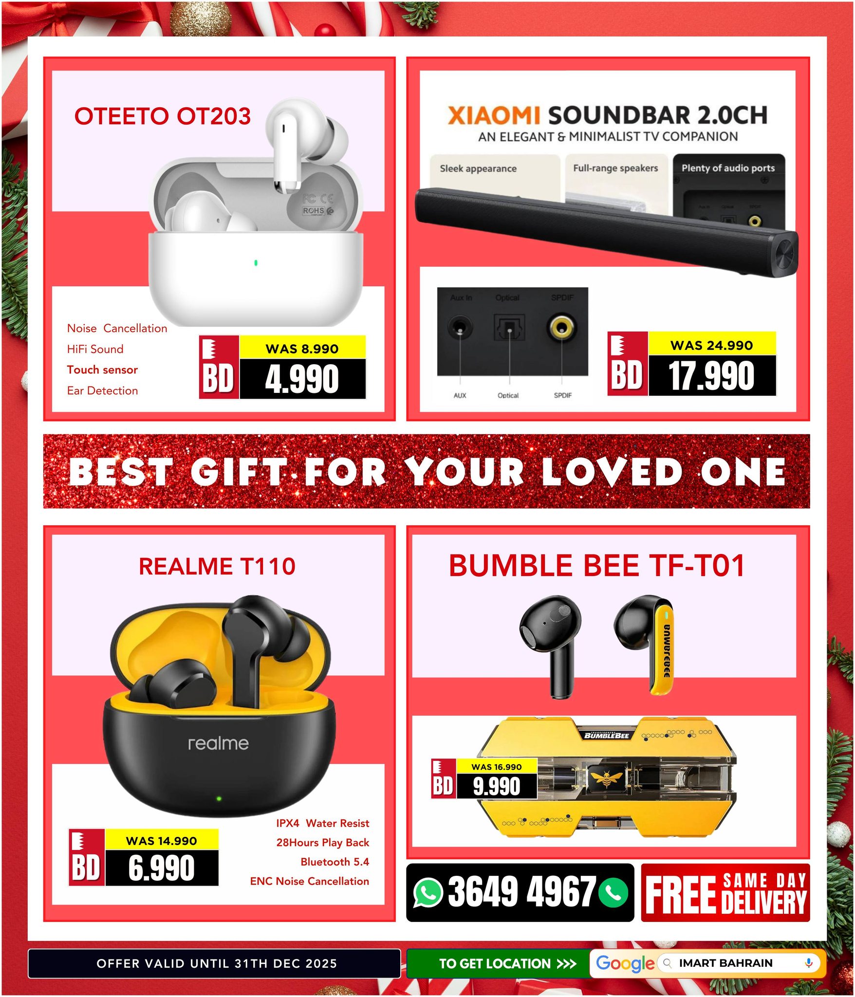 i Mart Bahrain Offers from 22 to 31 December 2025 Special gift offers