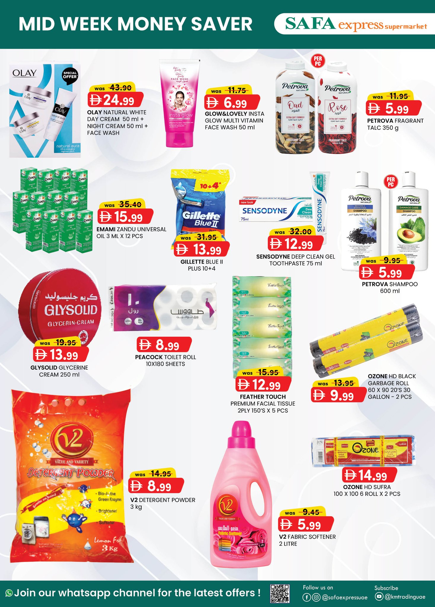 Safa Express  Abu Dhabi  Offers from 22 to 24 December MID-WEEK MONEY SAVER