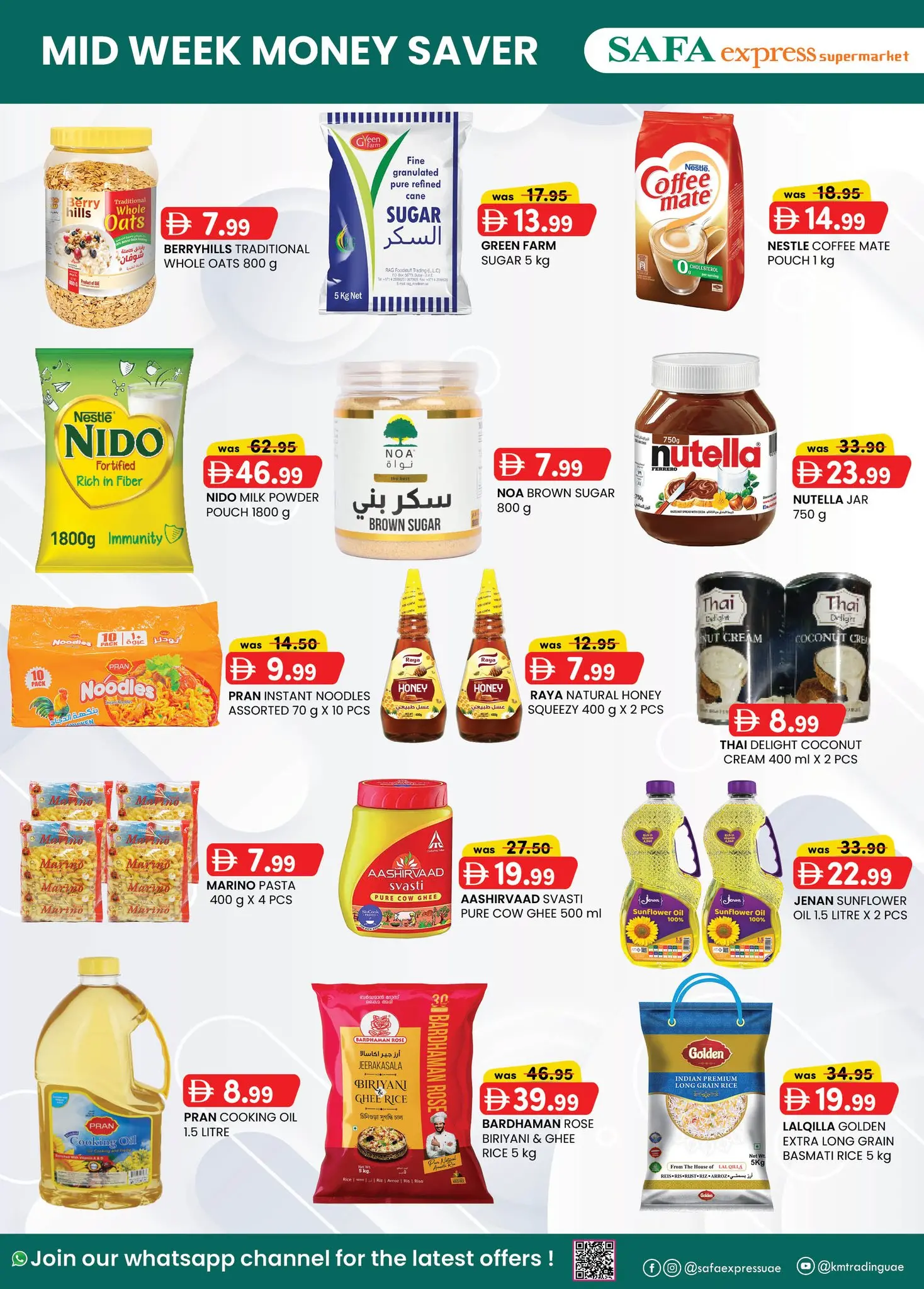 Safa Express  Abu Dhabi  Offers from 22 to 24 December MID-WEEK MONEY SAVER