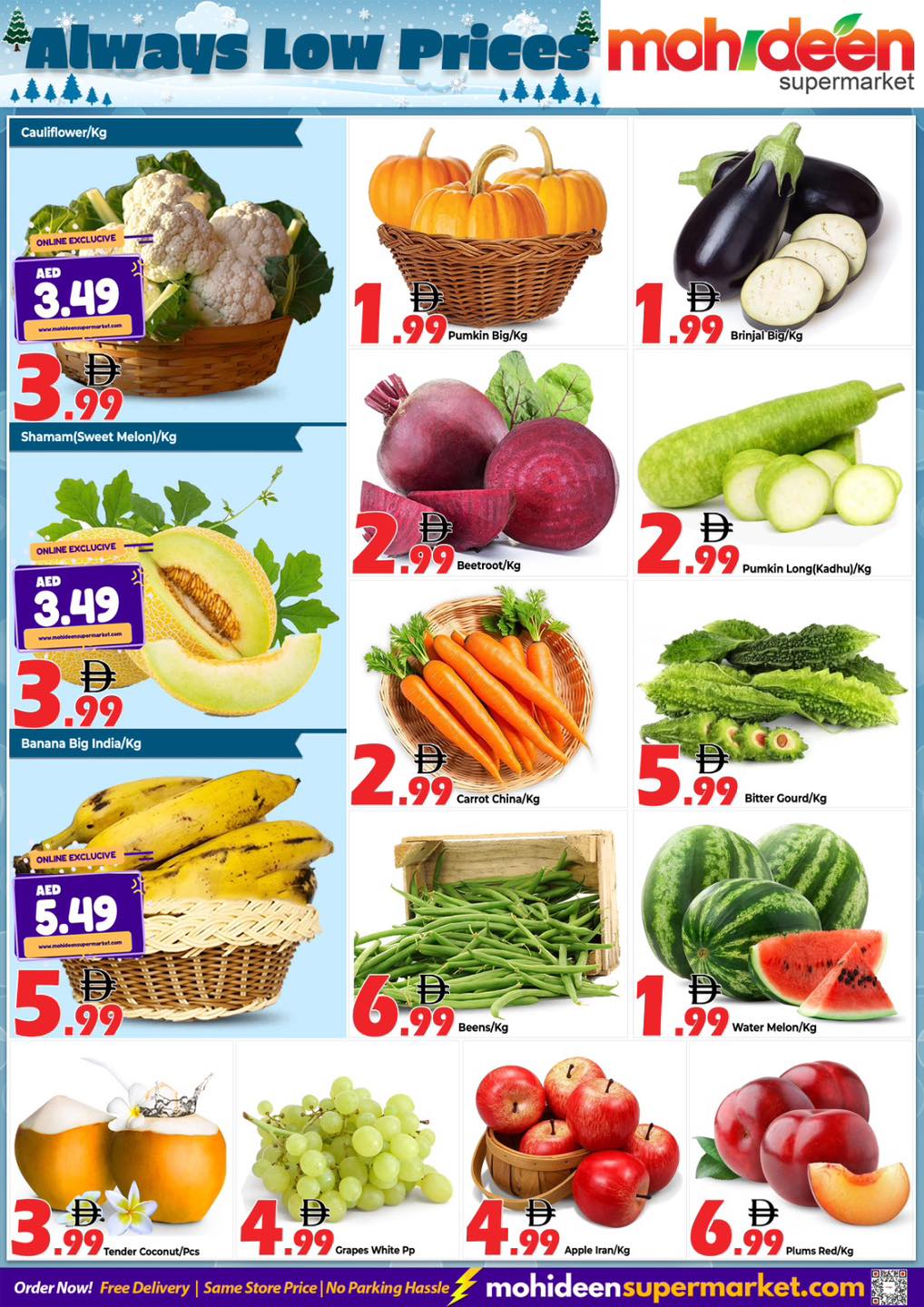 Mohideen supermarket UAE Offers from 22 to 24 December 2025 Price reduction offers