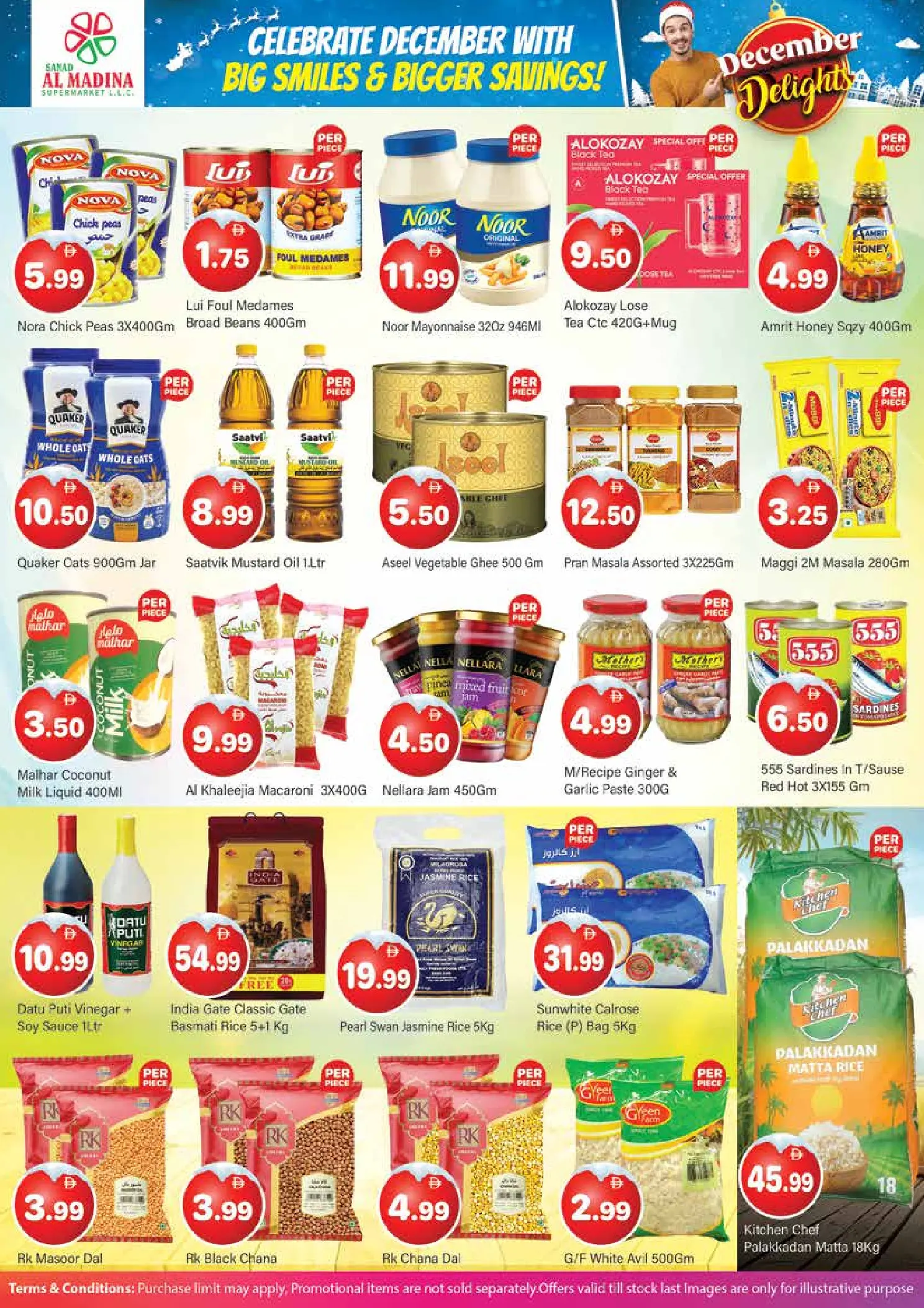 Offres Sanad Al Madina Émirats arabes unis seulement lundi 22 décembre Offre d'un jour