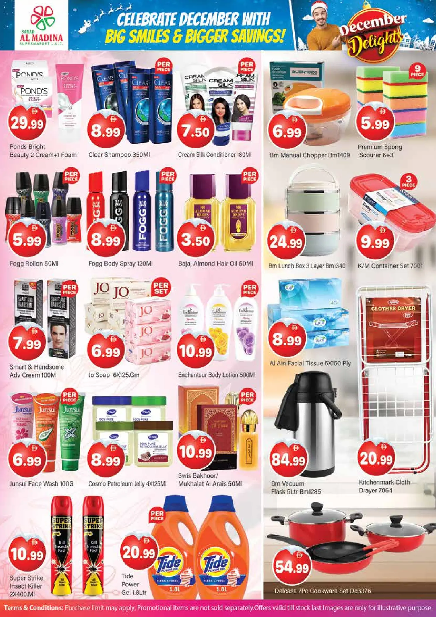 Offres Sanad Al Madina Émirats arabes unis seulement lundi 22 décembre Offre d'un jour