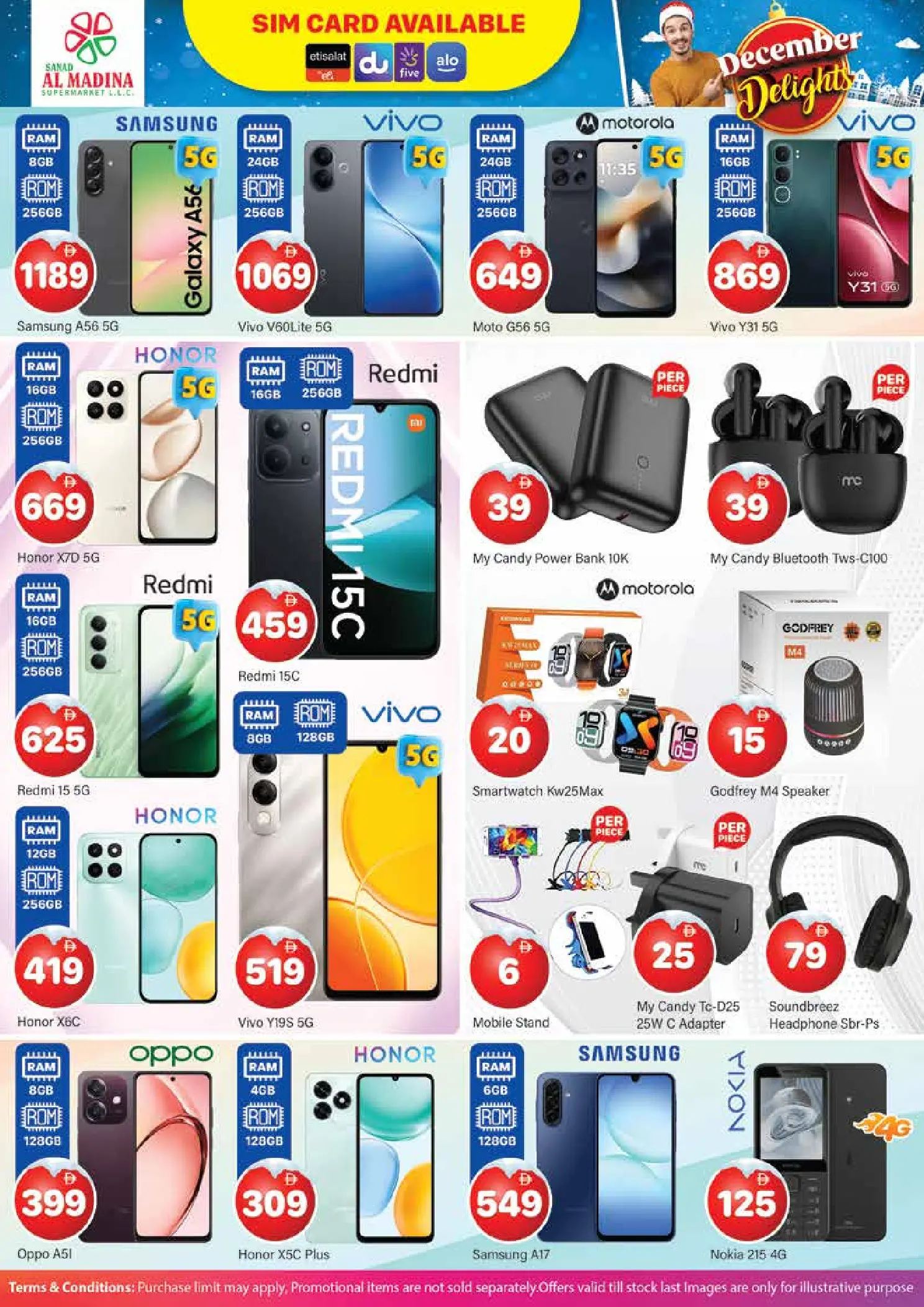 Offres Sanad Al Madina Émirats arabes unis seulement lundi 22 décembre Offre d'un jour