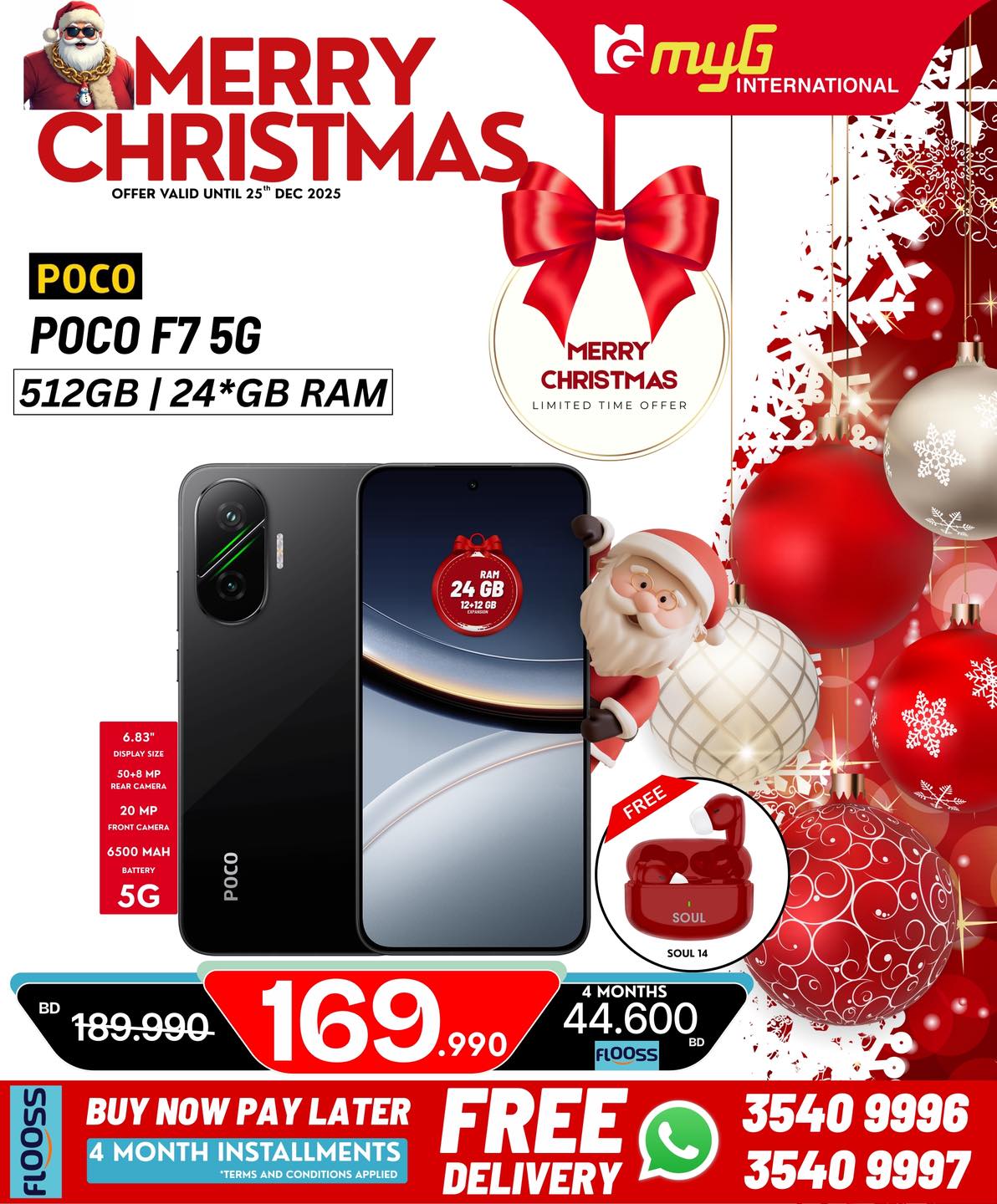 MYG International Bahrain Offers from 21 to 25 December 2025 Christmas Offers