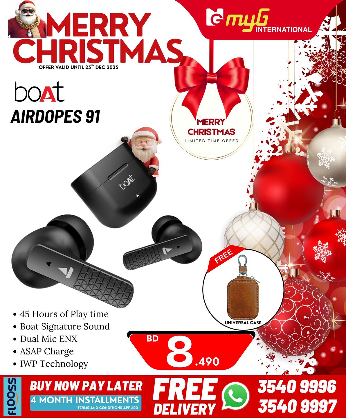 MYG International Bahrain Offers from 21 to 25 December 2025 Christmas Offers