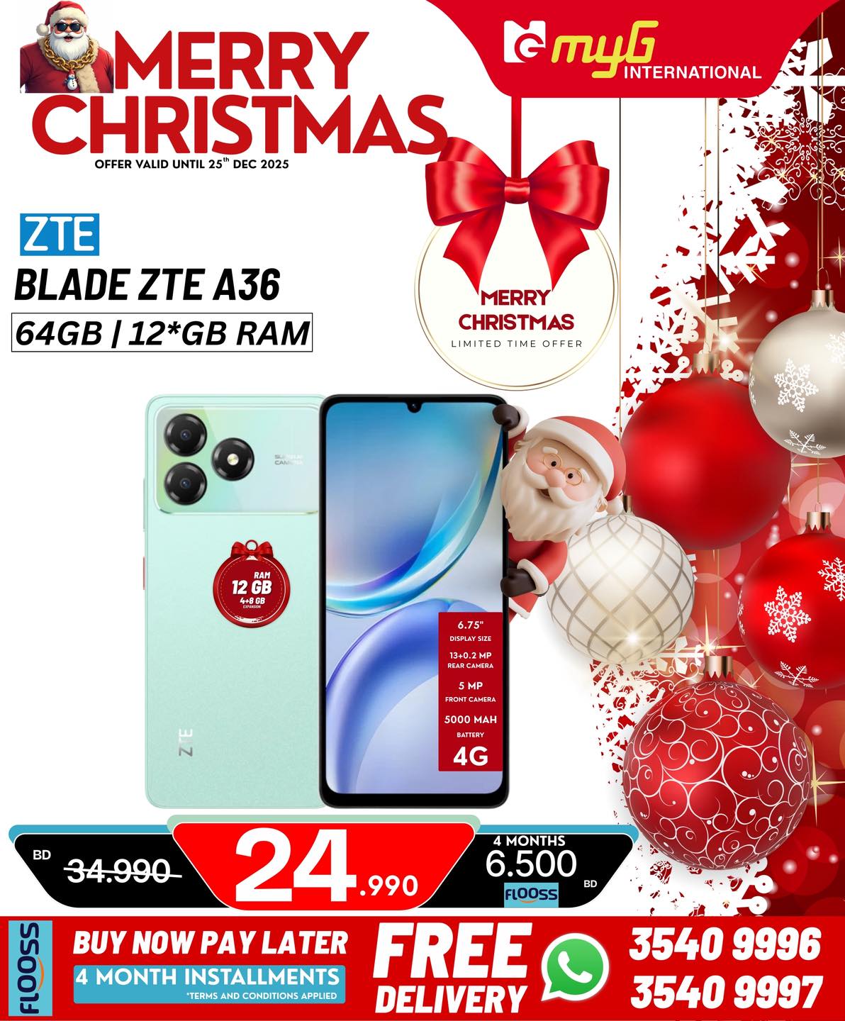 MYG International Bahrain Offers from 21 to 25 December 2025 Christmas Offers