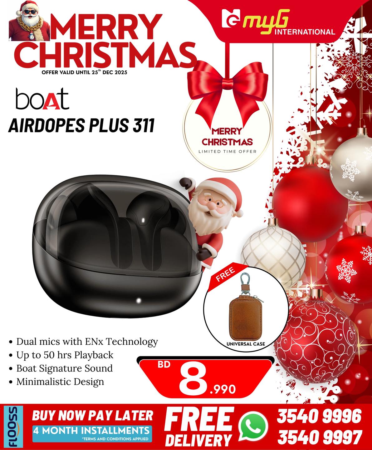 MYG International Bahrain Offers from 21 to 25 December 2025 Christmas Offers