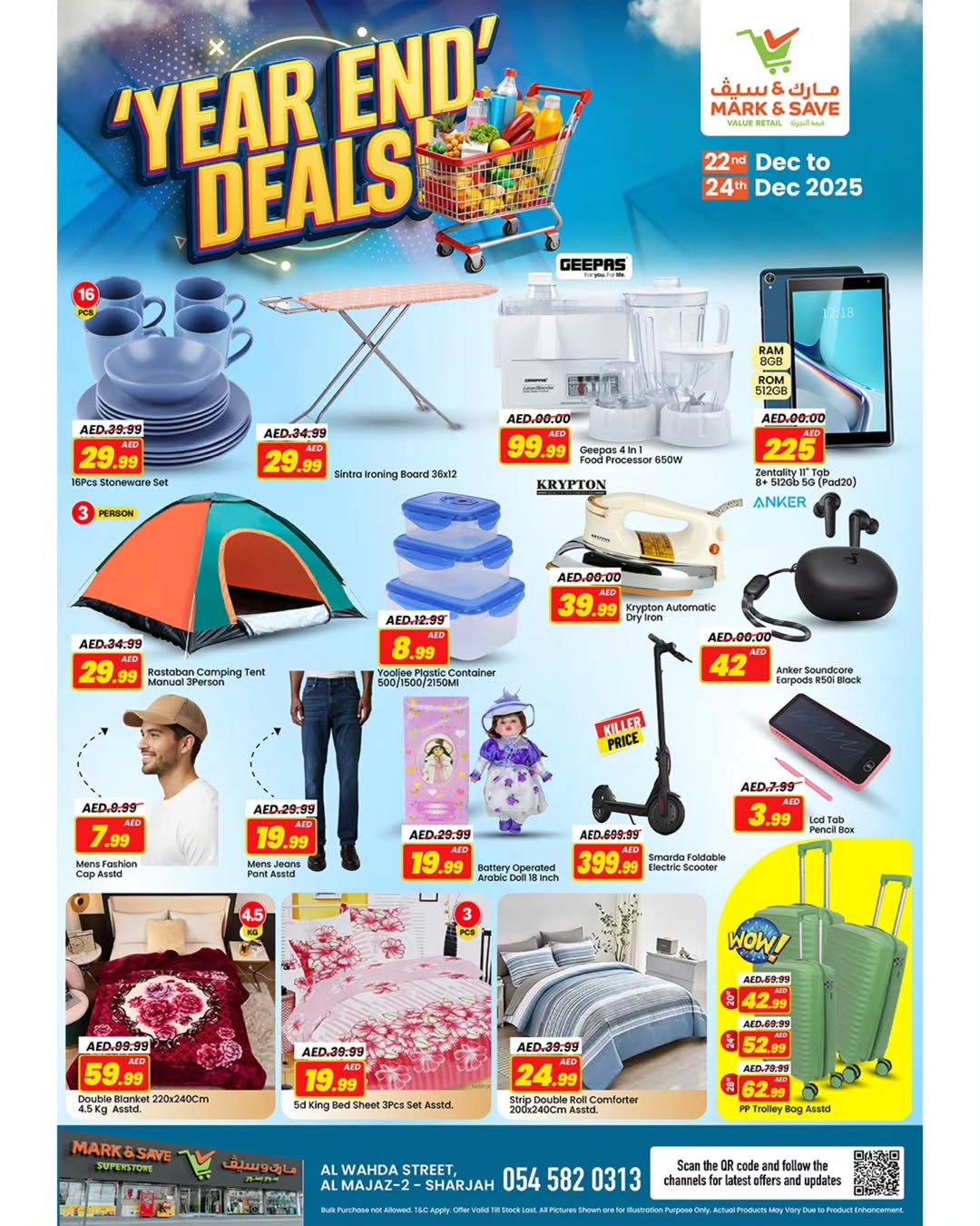 Mark & Save  Sharjah  Offers from 22 to 24 December Year End Deals