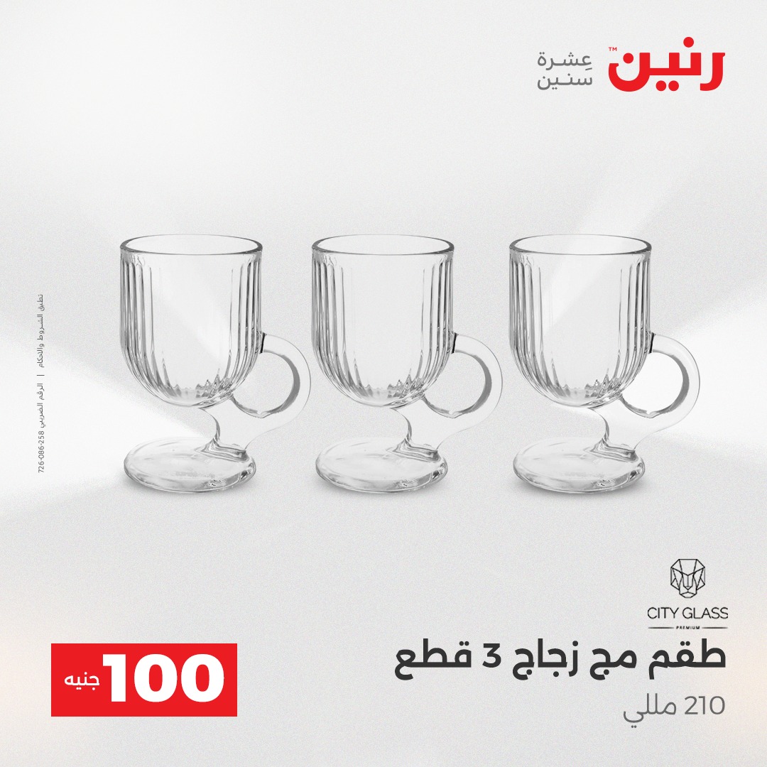 عروض رنين مصر من 23 حتى 24 ديسمبر 2025 عرض ال 100 جنيه