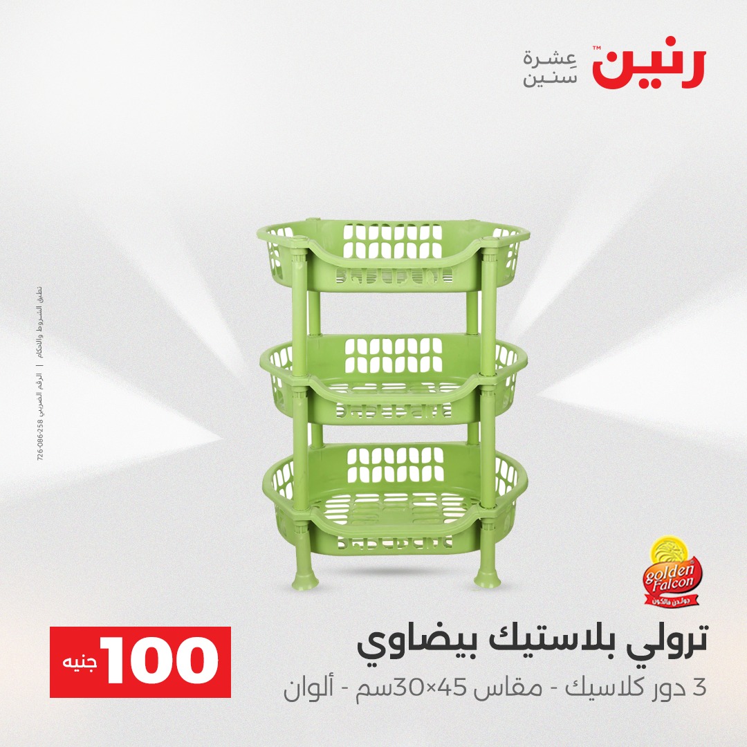 عروض رنين مصر من 23 حتى 24 ديسمبر 2025 عرض ال 100 جنيه