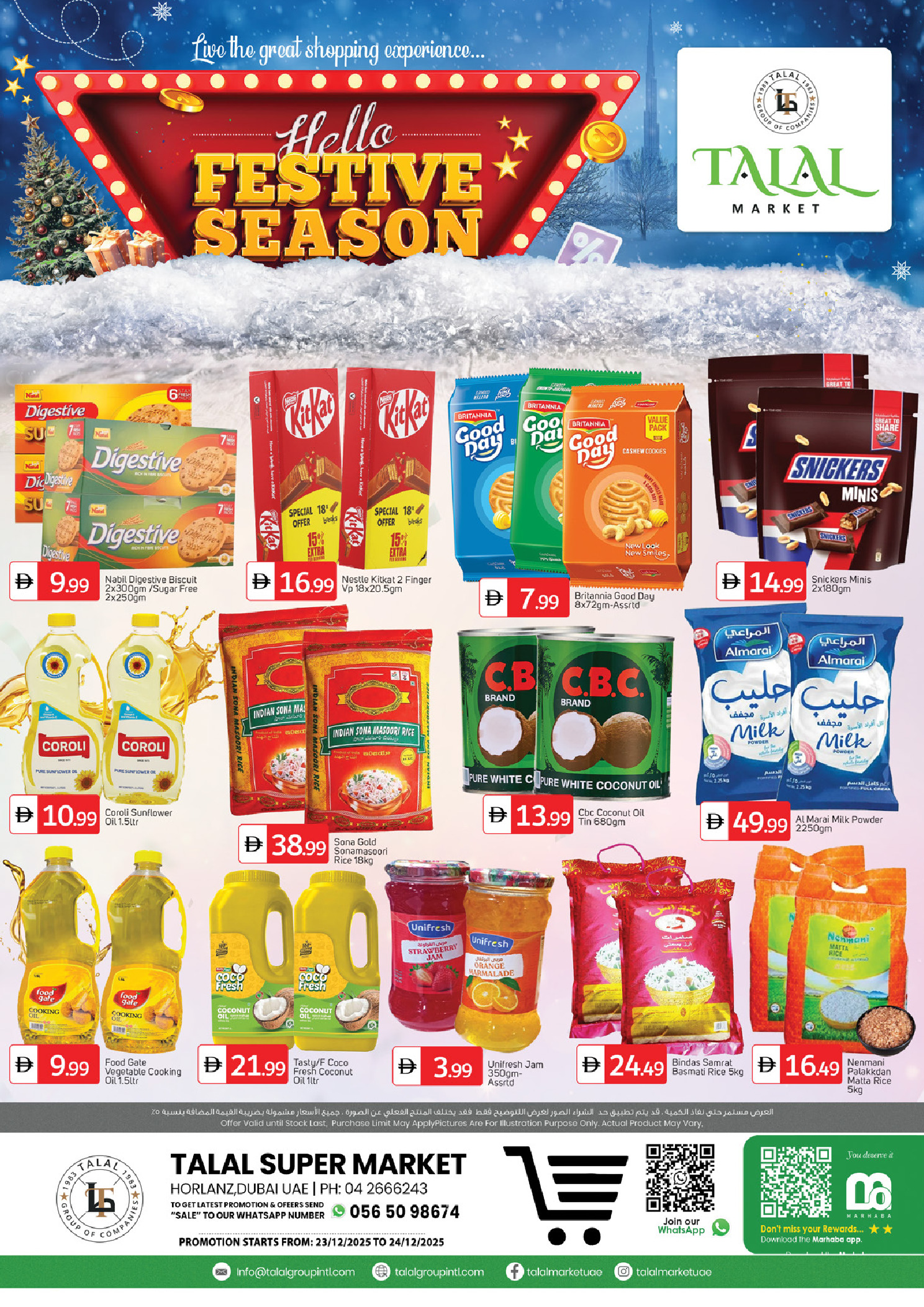 Ofertas de Mercado Talal Emiratos Árabes Unidos de 23 a 24 diciembre 2025 Ofertas de saludos de temporada - Página 1