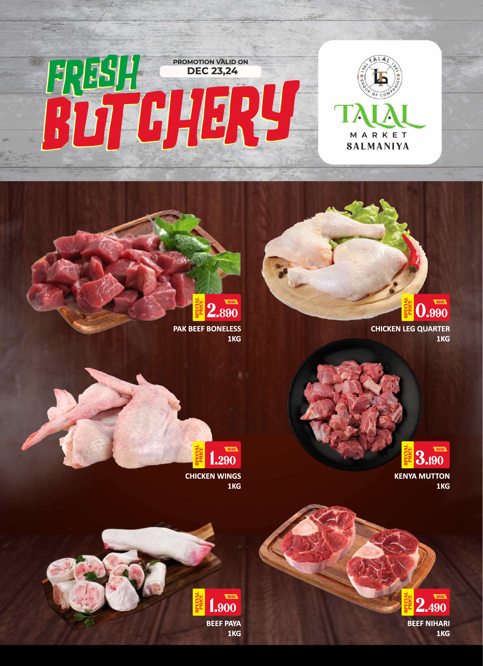 Offres Marché Talal Bahrein de 23 à 24 décembre 2025 Offres du Marché Frais